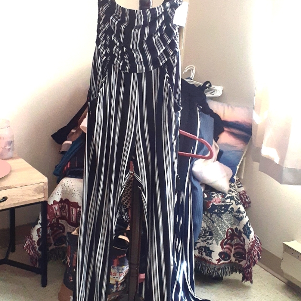 Strapless jumpsuit